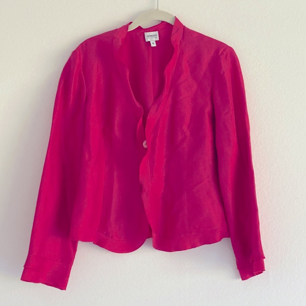Armani Silk Blazer- Vintage